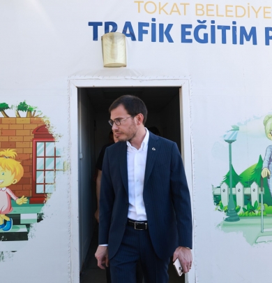 TOKAT BELEDİYESİ TRAFİK EĞİTİM PARKI BAŞTAN SONA YENİLENİYOR