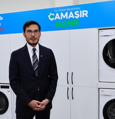 TOKAT BELEDİYESİNDEN BİR İLK: ÜCRETSİZ ÇAMAŞIRHANE HİZMETİ BAŞLADI