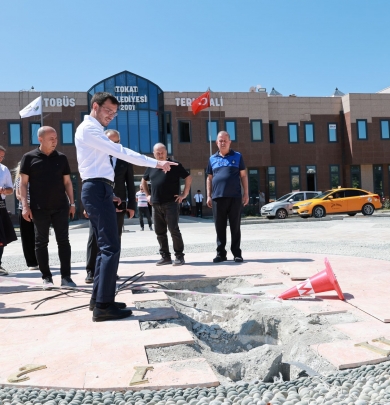 TOKAT OTOBÜS TERMİNALİ’NDE BÜYÜK DEĞİŞİM DEVAM EDİYOR