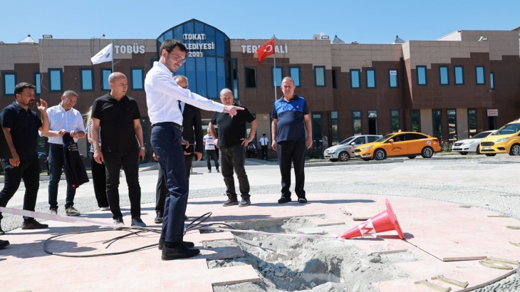 TOKAT OTOBÜS TERMİNALİ’NDE BÜYÜK DEĞİŞİM DEVAM EDİYOR