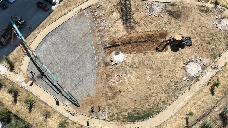 TOPÇAM MAHALLESİ YAZICIOĞLU BÖLGESİNE YENİ PARK ALANI YAPILIYOR