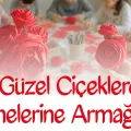 En Güzel Çiçeklerden Annelerine Armağan