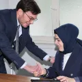 BAŞKAN YAZICIOĞLU, BELEDİYE PERSONELİYLE BAYRAMLAŞTI