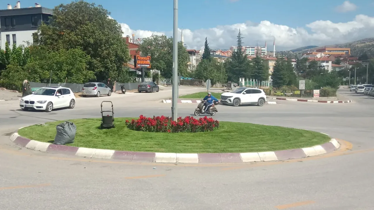 Çim biçme çalışmaları