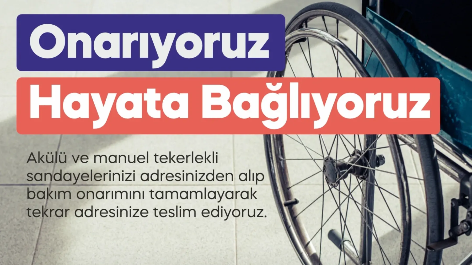 TOKAT BELEDİYESİ’NDEN ÖZEL GEREKSİNİMLİ BİREYLERE “ONARIYORUZ, HAYATA BAĞLIYORUZ” DESTEĞİ