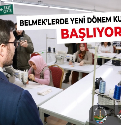 BELMEK’LERDE YENİ DÖNEM KURS KAYITLARI BAŞLIYOR
