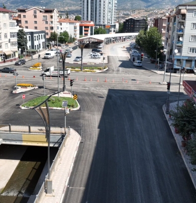 TOKAT BELEDİYESİ’NDEN ESKİ NİKSAR YOLU KAVŞAĞI’NA MODERN DOKUNUŞ