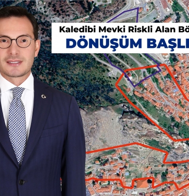 TOKAT’TA KALEDİBİ RİSKLİ ALANDA KENTSEL DÖNÜŞÜM BAŞLIYOR