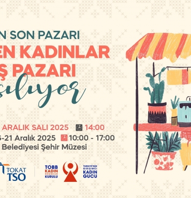 ÜRETEN KADINLAR KIŞ PAZARI KAPILARINI AÇIYOR