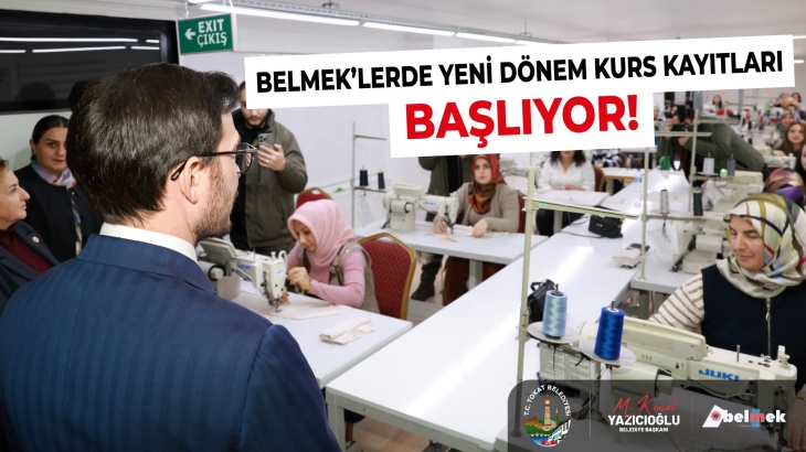 BELMEK’LERDE YENİ DÖNEM KURS KAYITLARI BAŞLIYOR