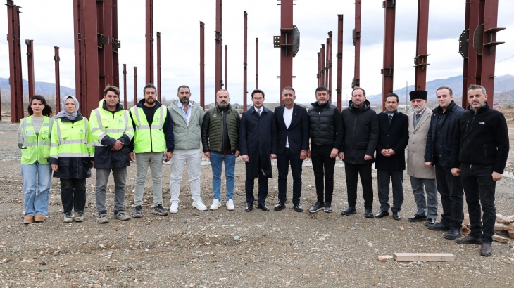 TOKAT YENİ YEŞİL KÜÇÜK SANAYİ SİTESİ HIZLA YÜKSELİYOR